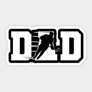 Ice Hockey Dad Sticker